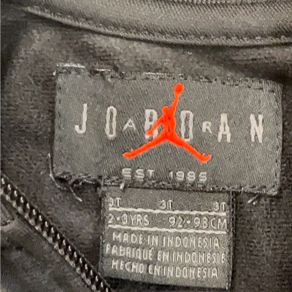 Jordan Toddler Full Zip Track Jacket Size 3T - Picture 4 of 7